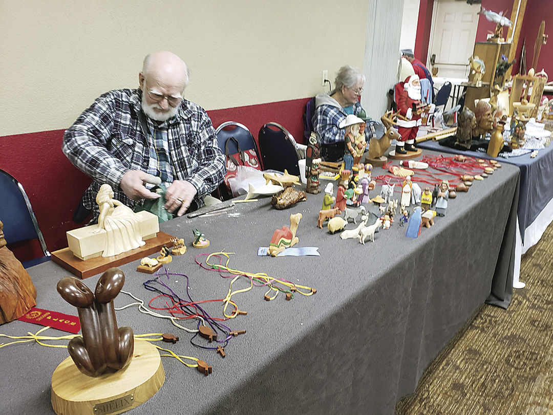 Mustang Draw Woodcarvers show is on at Casey's Campers